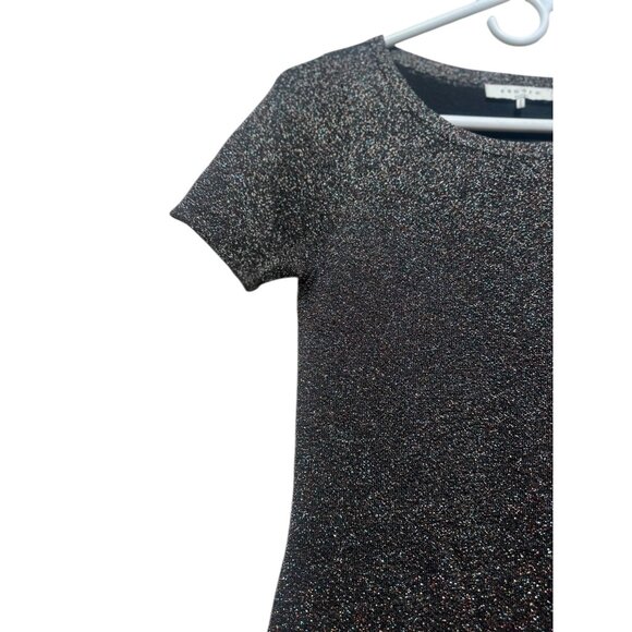 Sandro Riva Multicolored Metallic Mini Dress Women 1 Small Sparkles Party Preppy - Picture 7 of 10